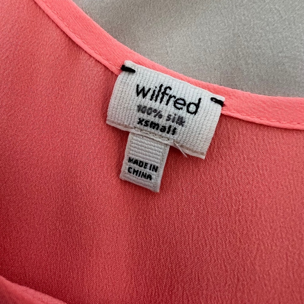 Aritzia Wilfred 100% Silk Bisous Midi Dress - Picture 5 of 6